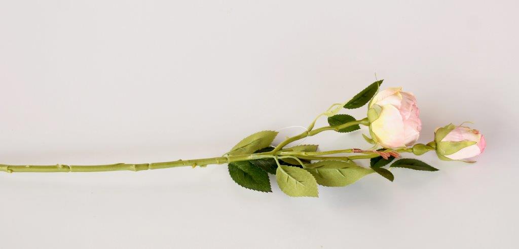 Pink 2 Stem Rose Bunch